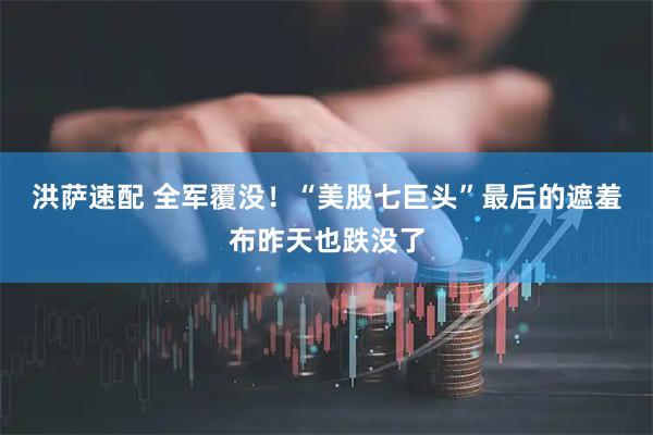 洪萨速配 全军覆没！“美股七巨头”最后的遮羞布昨天也跌没了