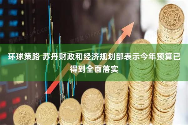 环球策路 苏丹财政和经济规划部表示今年预算已得到全面落实